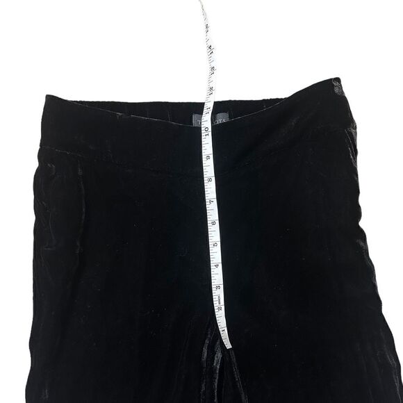 Talbots Black Velvet Slip On Straight Leg Pants Size 2 NWT - Picture 9 of 14